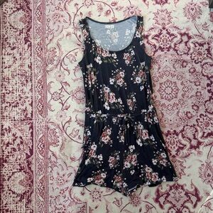 Floral Sleeveless Romper